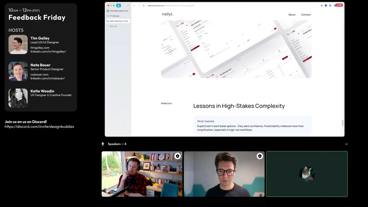 Feedback Friday — Nelly, Hritika, Halak, Shibam, Hodo